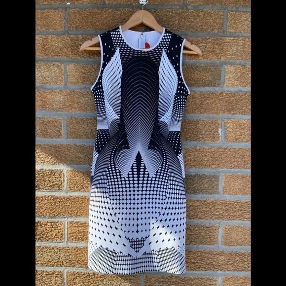 Clover Canyon Optical Print Mini Formal Dress medium - Picture 1 of 3